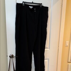 Chic Black Wide Leg Pants